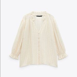 Zara rustic blouse